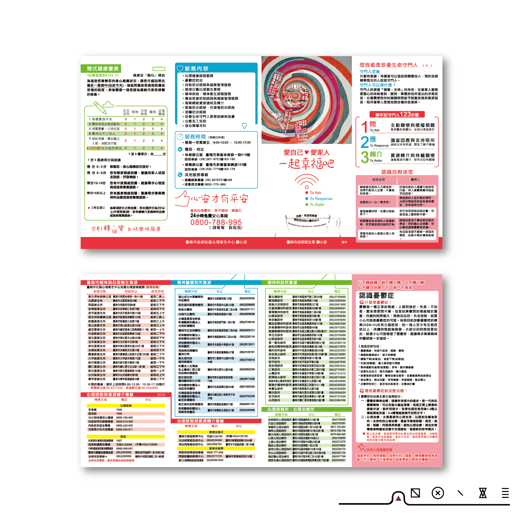 臺南市衛生局憂鬱症防治